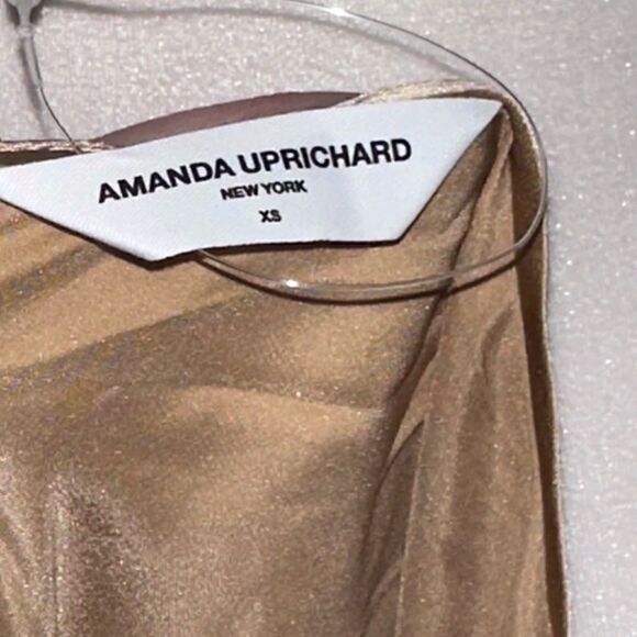 Amanda Uprichard All Silk Samba Gown in Toffee Size XS - Picture 6 of 7